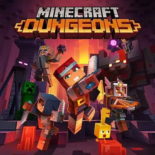 Minecraft Dungeons — rasmiy poster