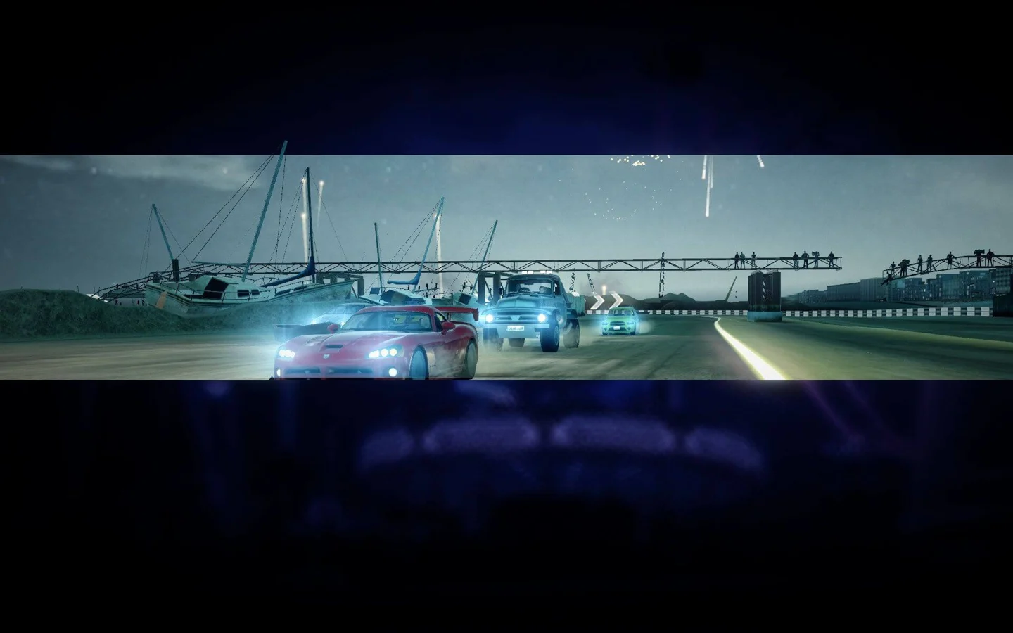 Blur (2010) — yomg‘irli yo‘ldagi avtomobillar