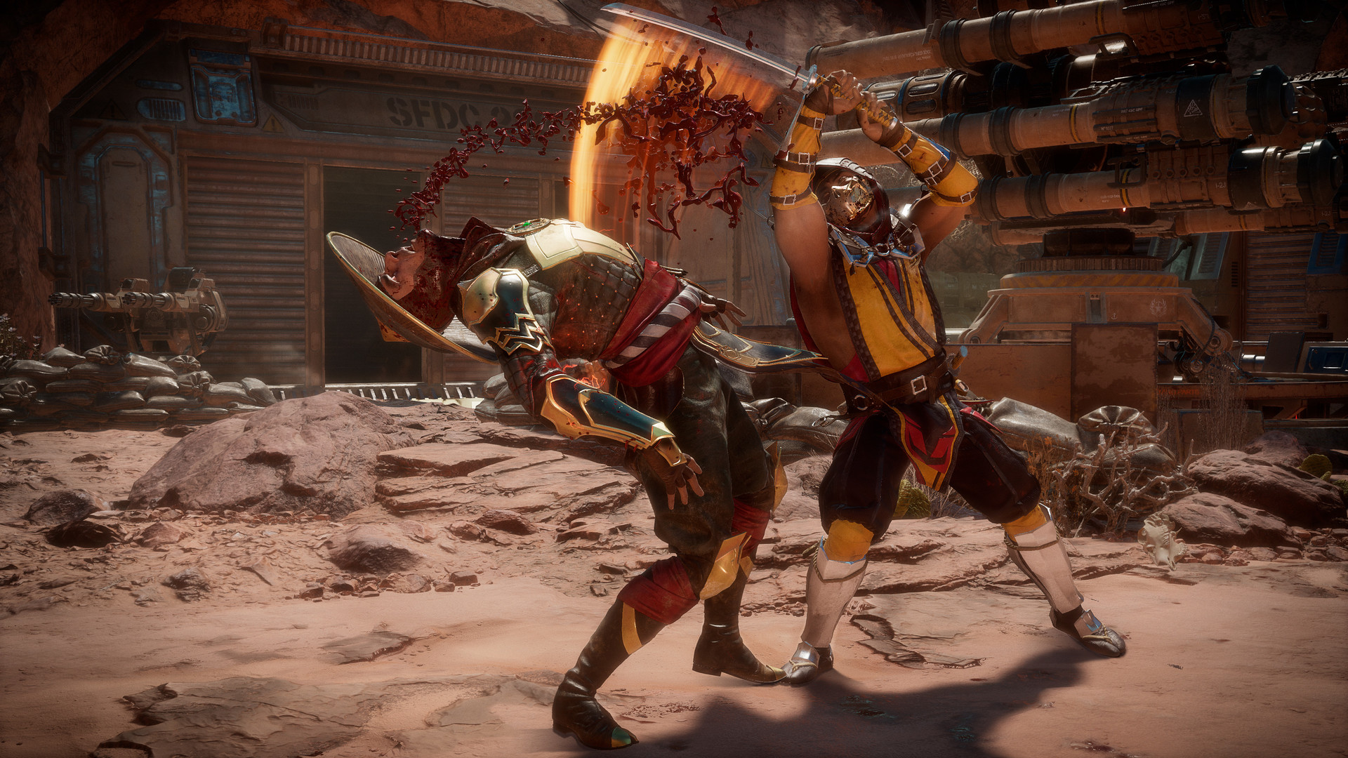 Scorpion: yaqin masofadagi jang