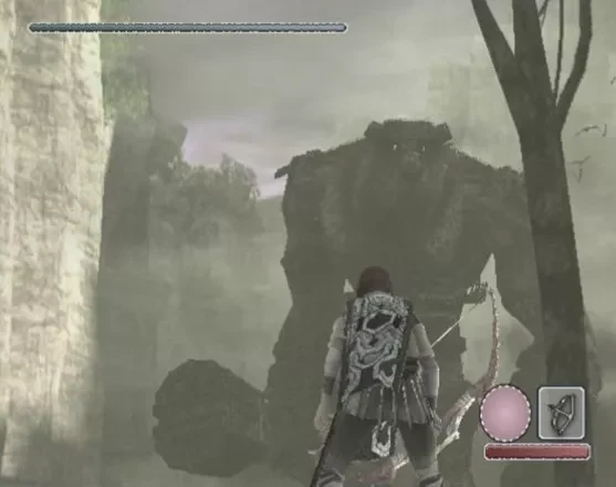 Shadow of the Colossus (PS2) — birinchi koloss