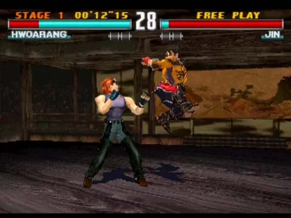 Tekken 3 (PS1) — Jin va Hwoarang