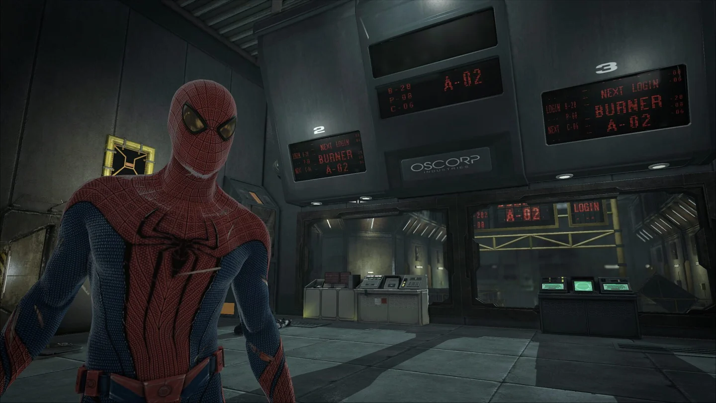 The Amazing Spider-Man (2012) — Oscorp laboratoriyasida