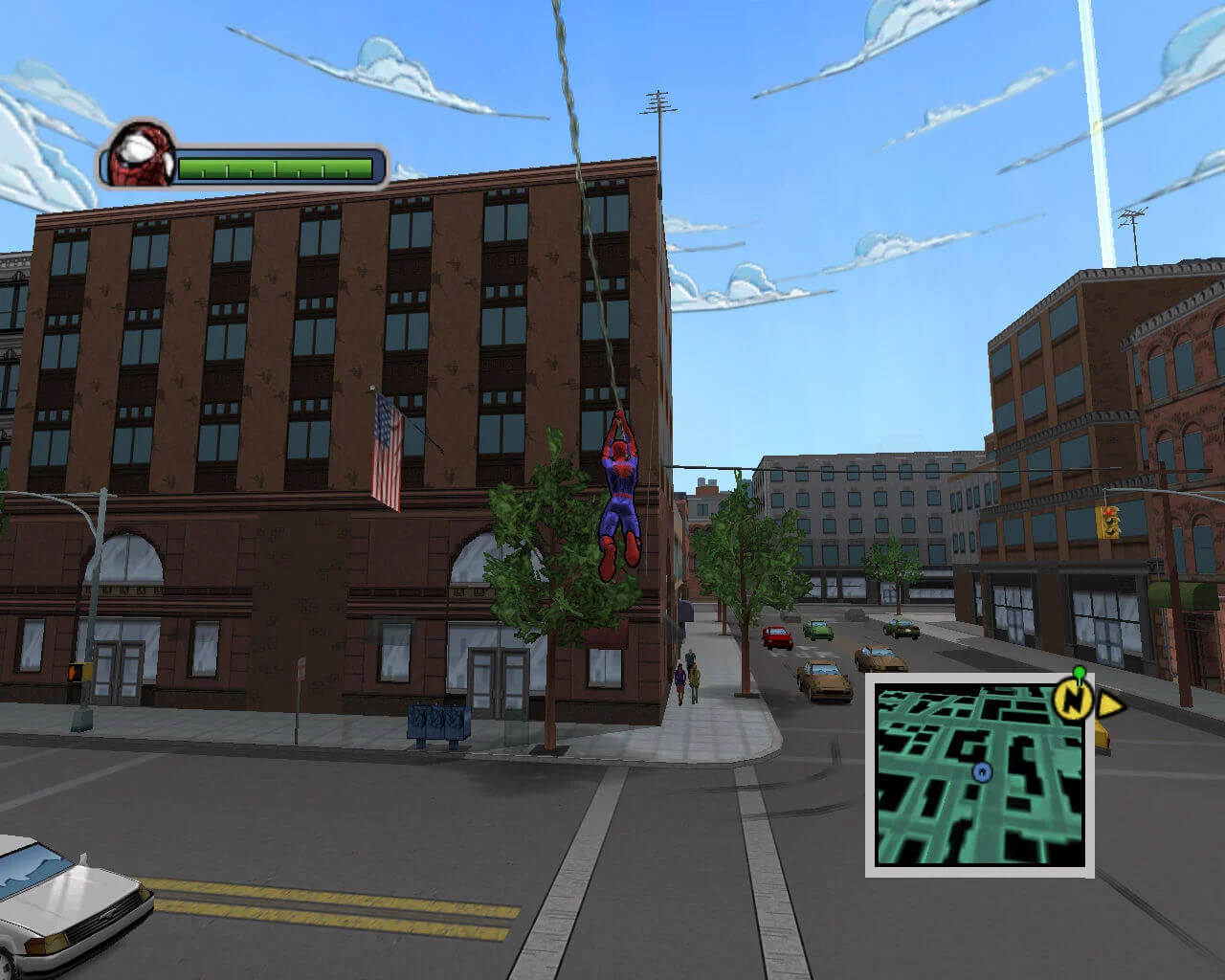 Ultimate Spider-Man (2005) — rangli shahar ko‘chalari