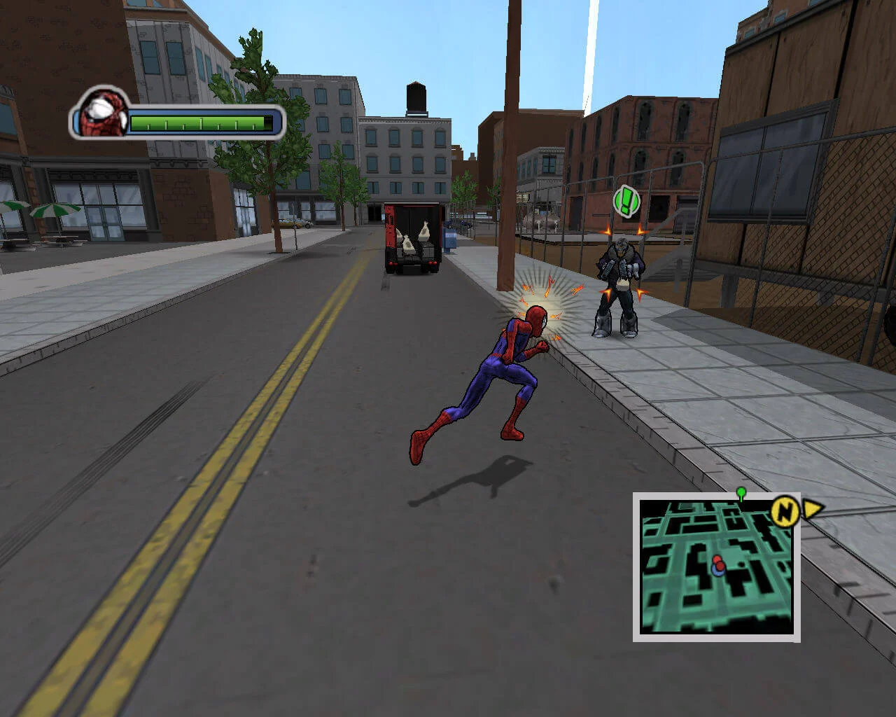 Ultimate Spider-Man (2005) — ko‘chadagi jang