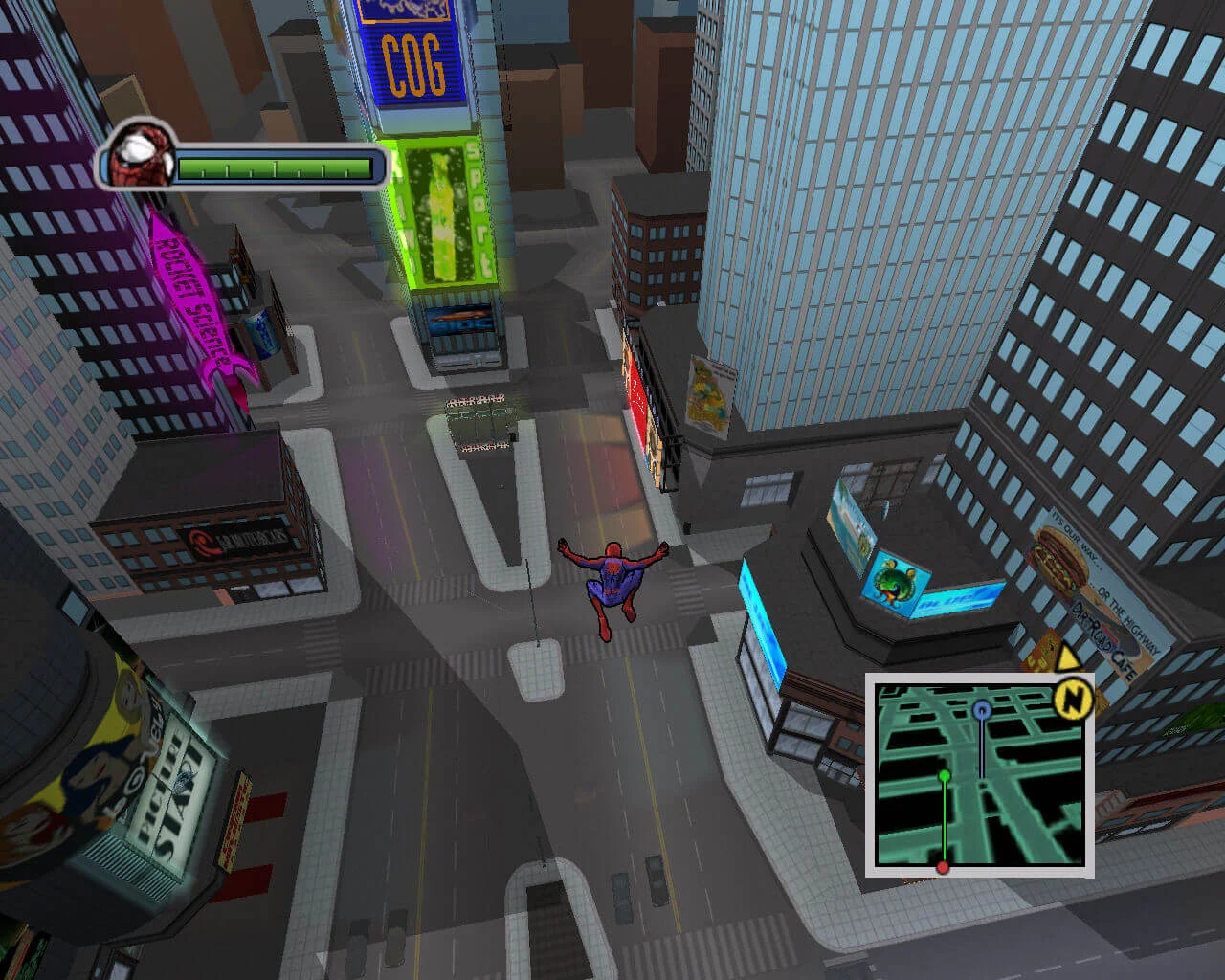 Ultimate Spider-Man (2005) — tomlar orasidagi harakat