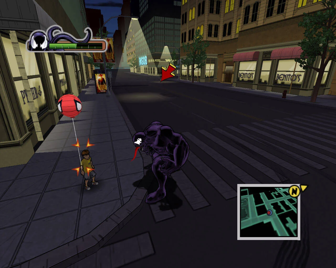 Ultimate Spider-Man (2005) — Venom tungi shaharda