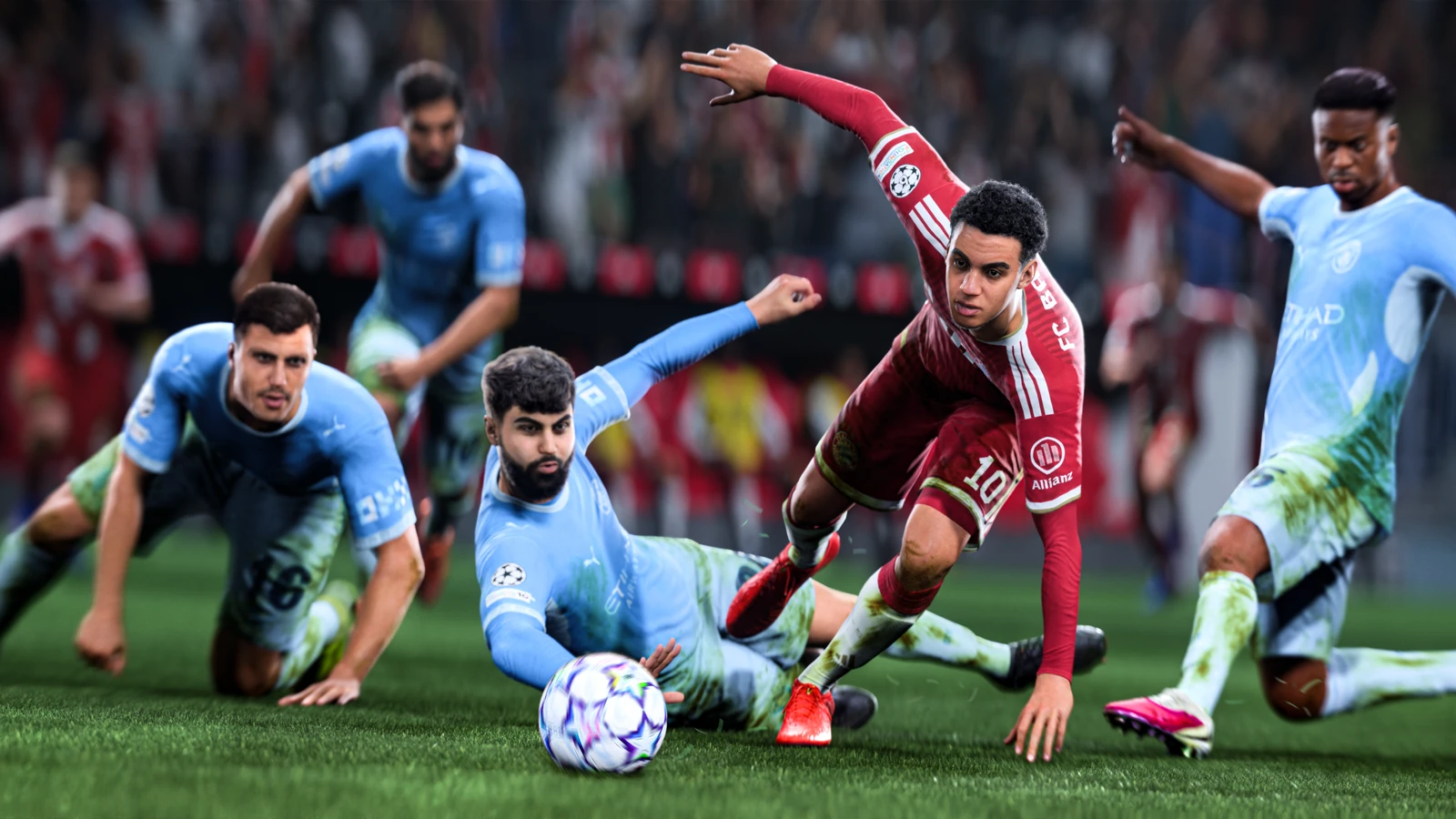 FC 27 — Musiala bosim ostida to‘p bilan