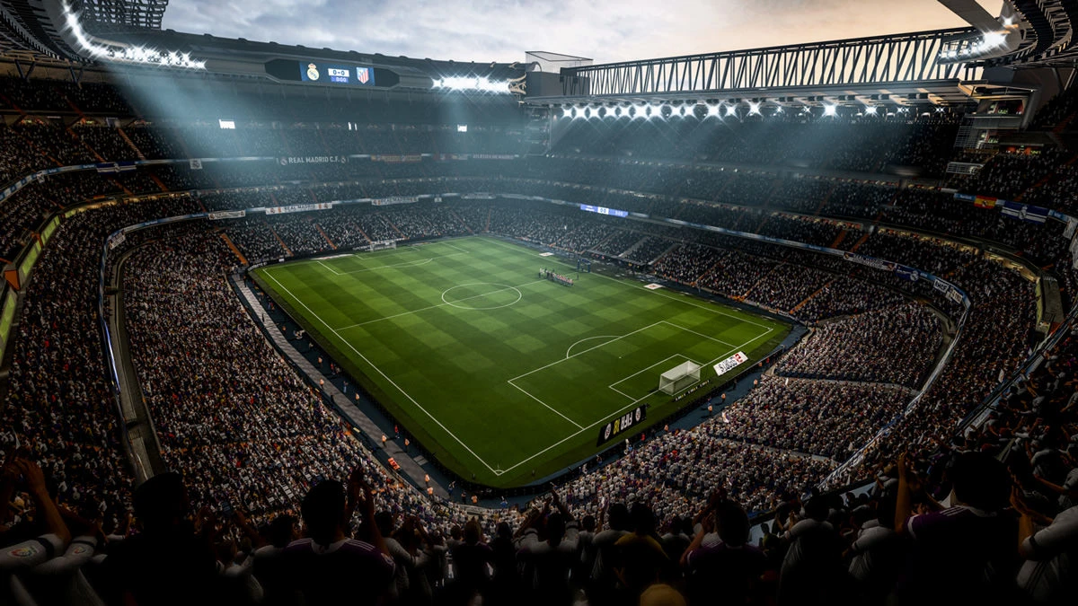 FIFA 18 — Santiago Bernabéu stadionining umumiy ko‘rinishi