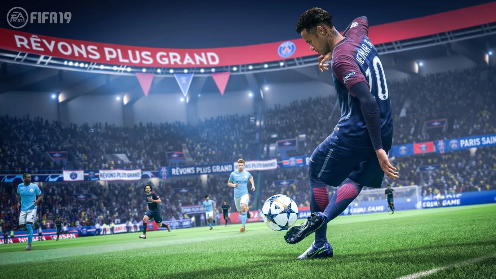 FIFA 19 — Neymar zarbasi, o‘yin dvigatelidagi kadr