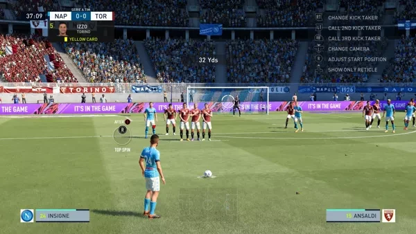 FIFA 21 (PC) — jarima zarbasini bajarish