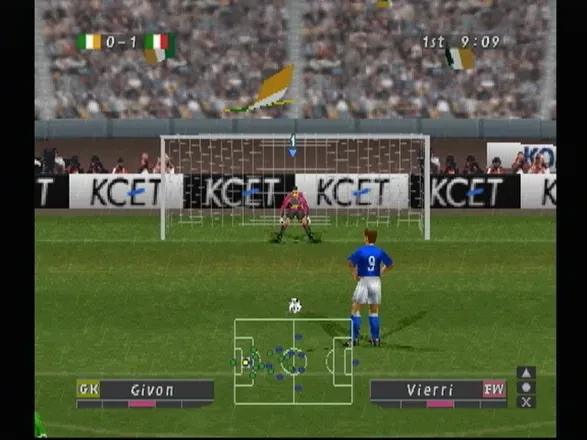 ISS Pro Evolution (PS1) — jarima zarbasi