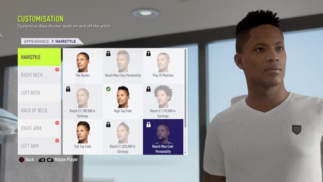 FIFA 18 — The Journey: Hunter Returns hikoyasidan kadr