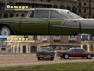 Driver 2 (2000, PS1) — ikkiga bo‘lingan ekranda ikki o‘yinchili haydash.