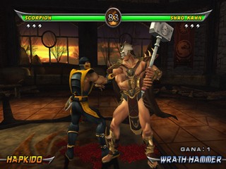 Mortal Kombat: Armageddon (PS2) — Scorpion va Shao Kahn jangi
