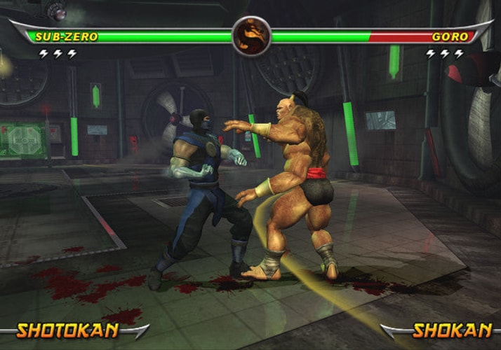 Mortal Kombat: Armageddon — Sub-Zero va Goro, Shotokan va Shokan uslublari