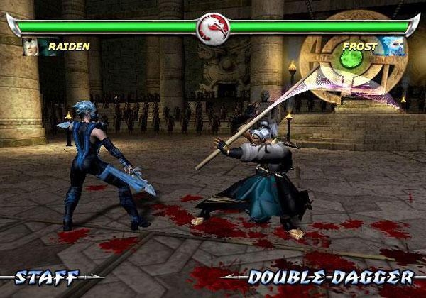 Mortal Kombat: Deadly Alliance — Raiden va Frost qurolli jangi