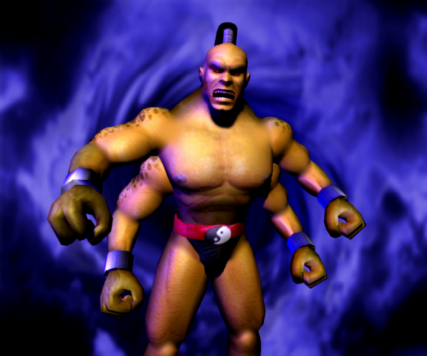Mortal Kombat 4 — Goro rasmiy 3D renderi