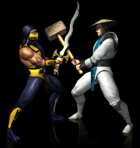 Mortal Kombat 4 — jangchilar rasmiy reklama renderi