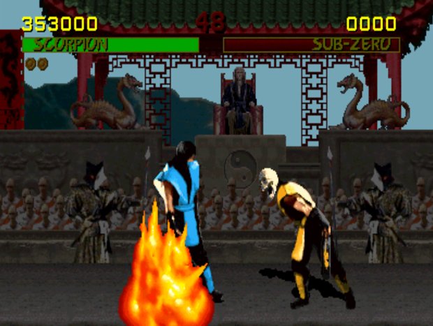 Mortal Kombat (1992) — Scorpion va Sub-Zero