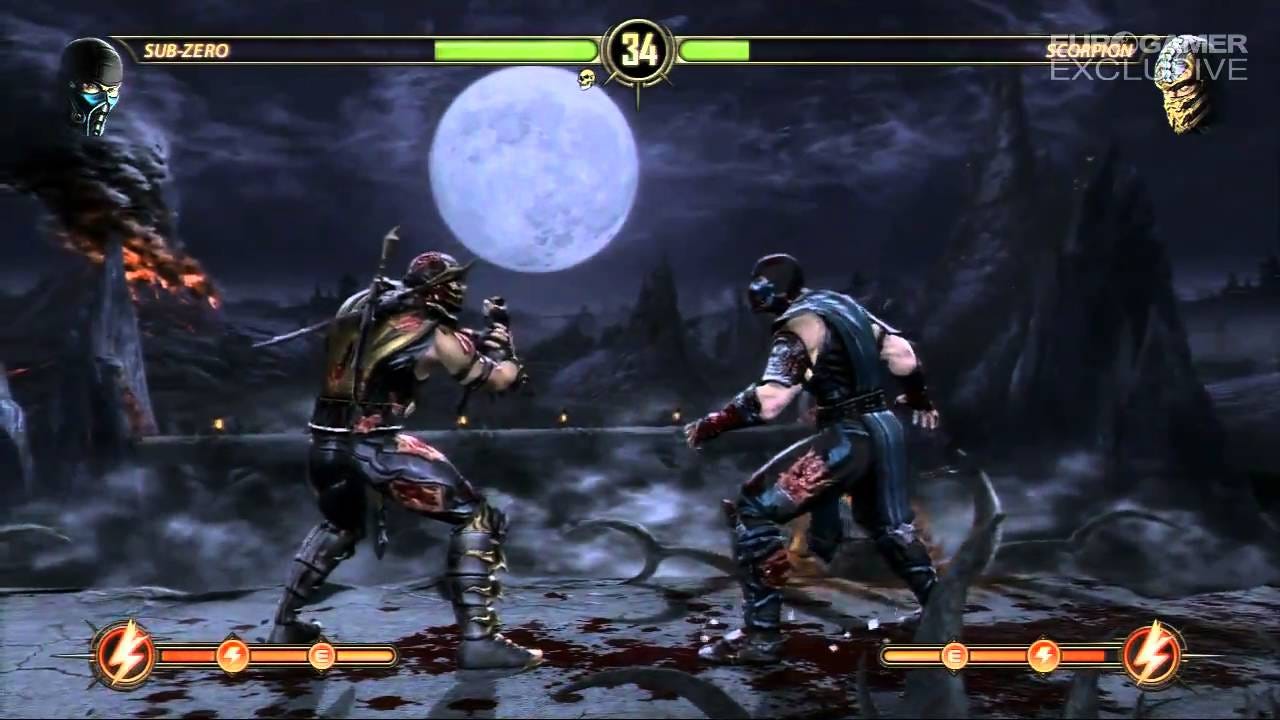 Mortal Kombat (2011) — Scorpion va Sub-Zero