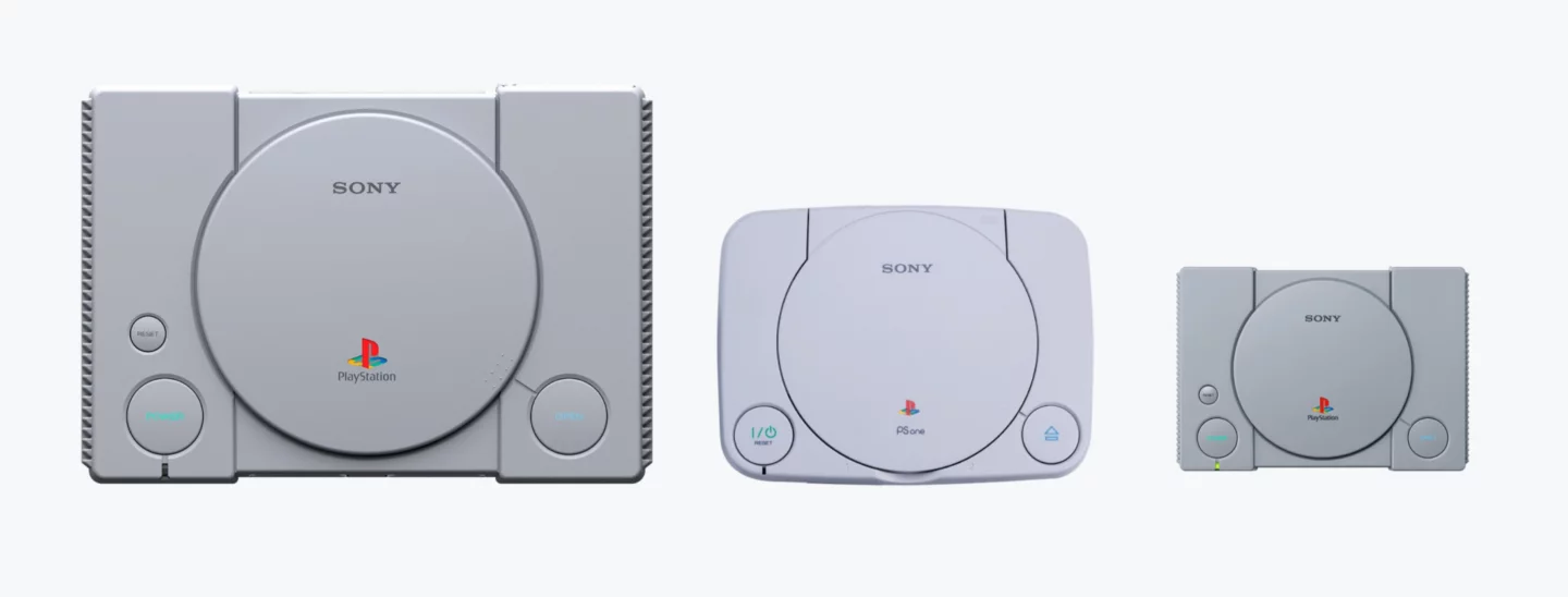 PlayStation, PS one va PlayStation Classic modellari