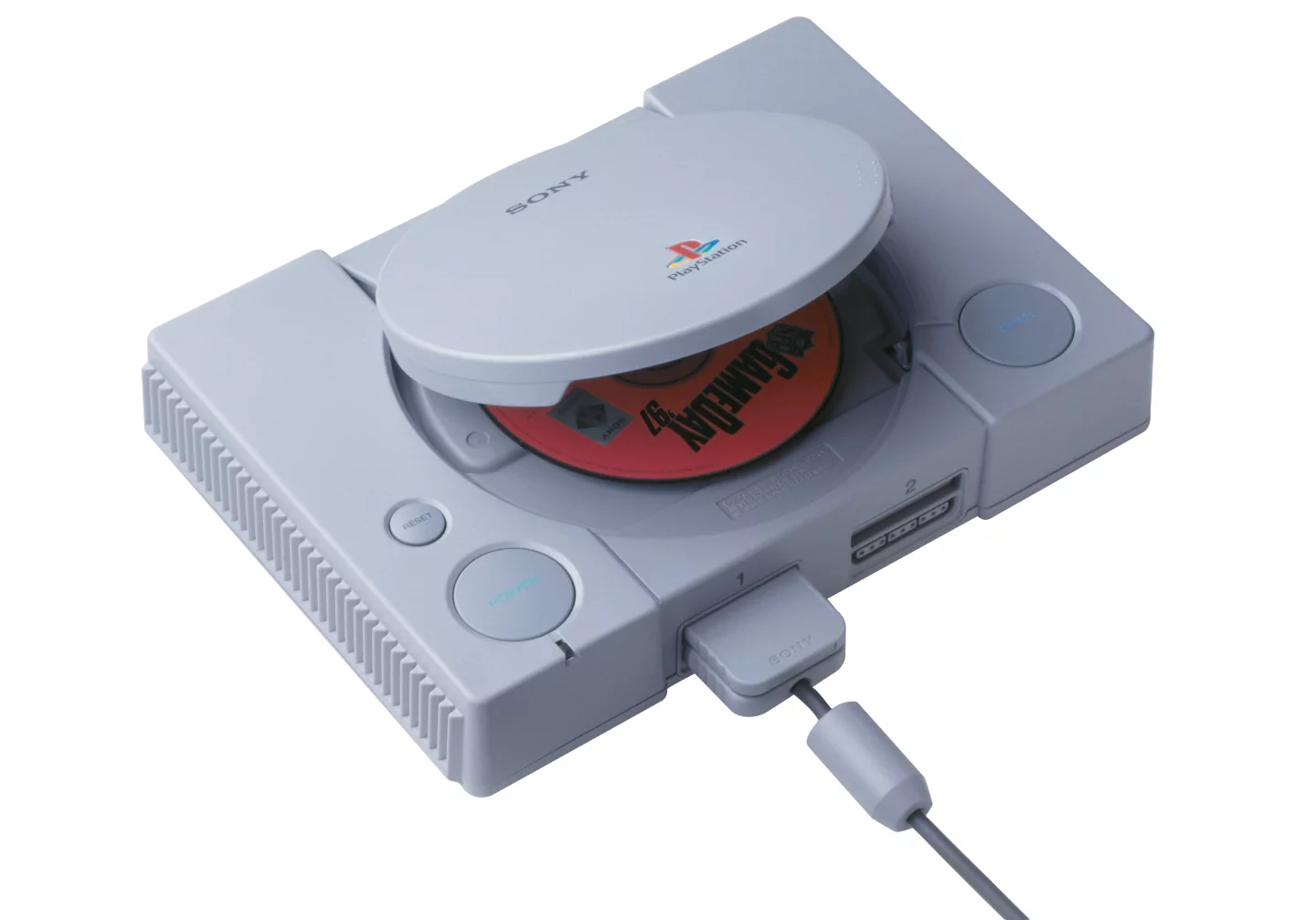 PlayStation — CD disk uchun ochiladigan qopqoq