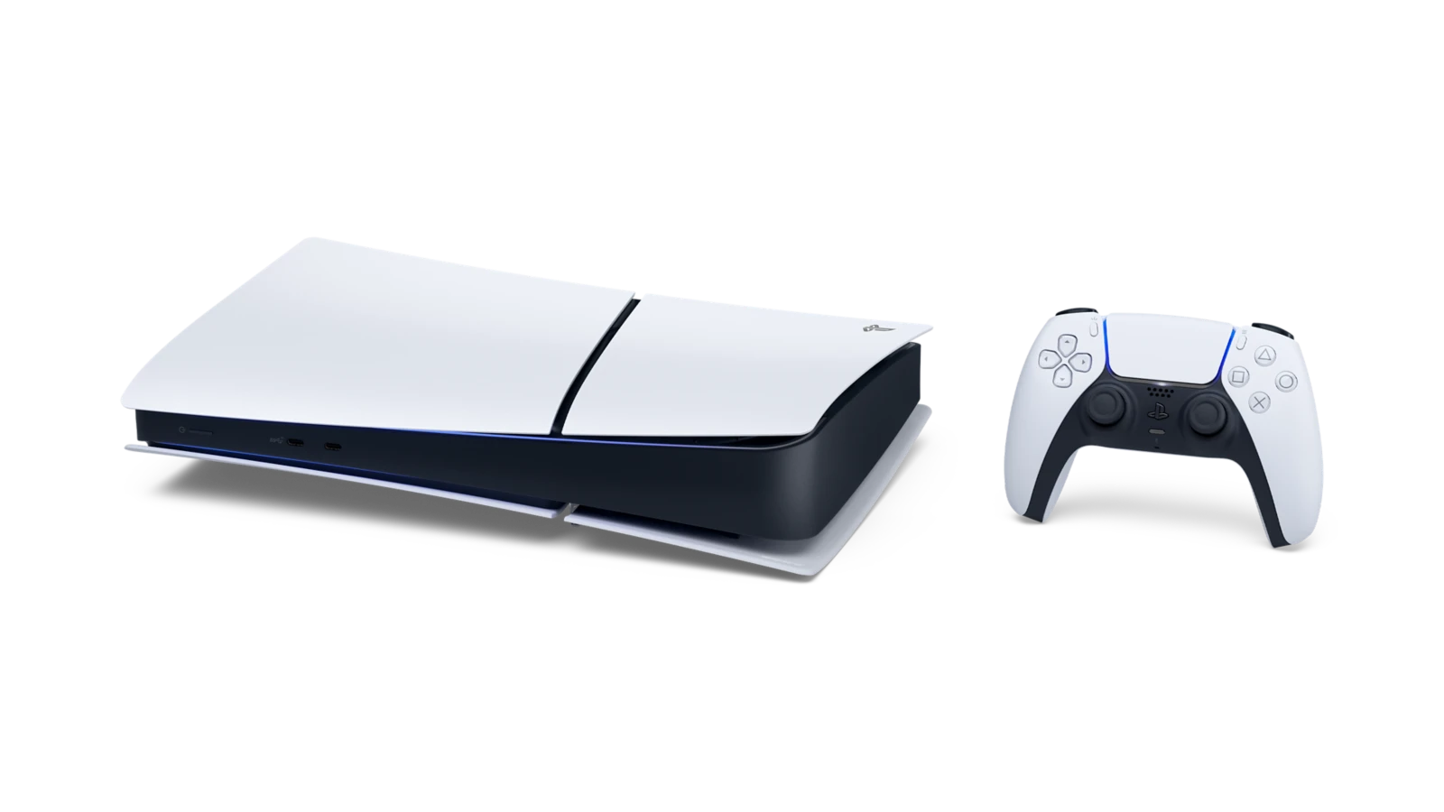 PS5 Slim Digital — diskovodsiz model · rasmiy mahsulot surati