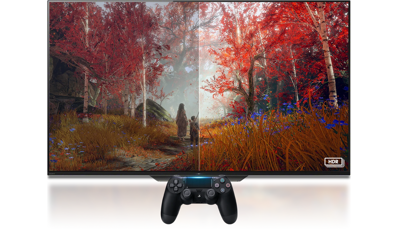 PS4 Pro — HDR rang namoyishi